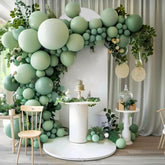 Lofaris Happy Birthday Party White Arch Backdrop Cover